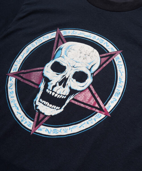 Alternative view of Vintage Pentagram Skull Tee