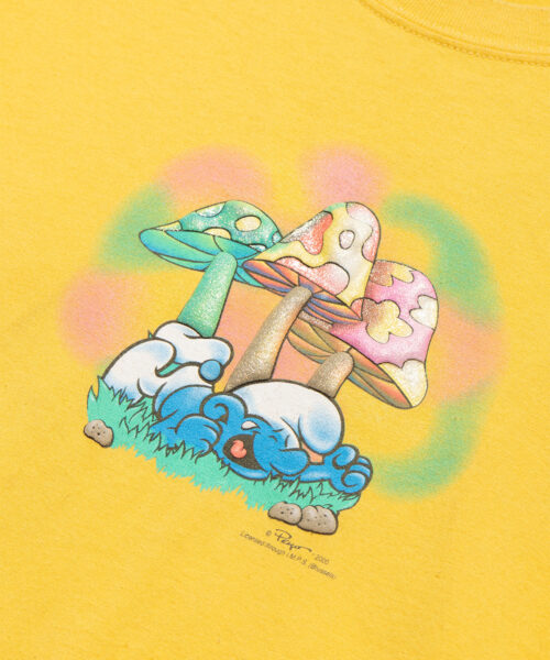 Alternative view of Vintage Smurf Mushroom Tee