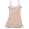 Vintage Delicate Dusty Beige/Pink Rose Tank