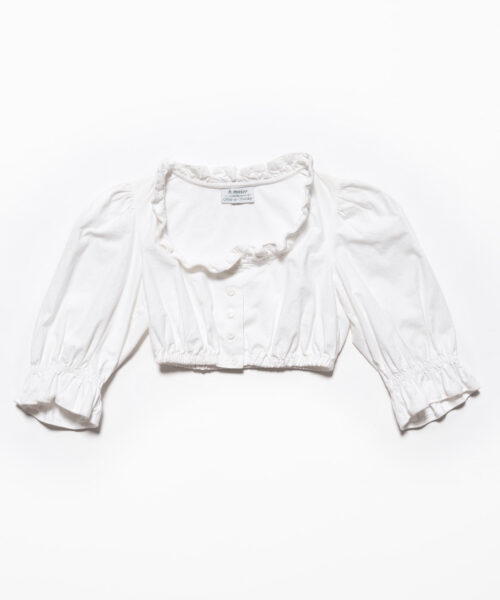 Vintage White H Moser Dirndl Top
