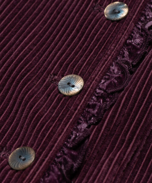 Alternative view of Vintage J. Jill Corduroy Purple Jacket