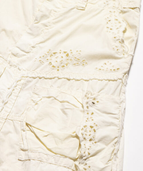 Alternative view of Vintage DA-NANG Yellow Eyelet Skirt