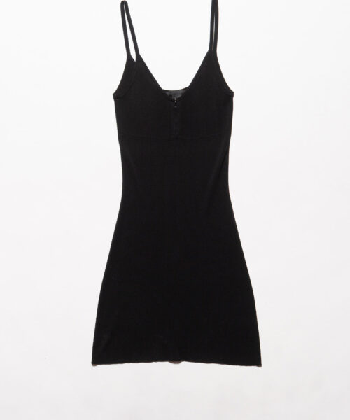 vintage-guess-collection-black-knit-mini-dress