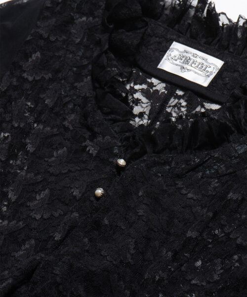 Alternative view of Vintage Frill by h.naoto Bolero Lace Cardigan