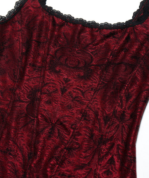 Alternative view of Vintage Caché Red Velvet Top