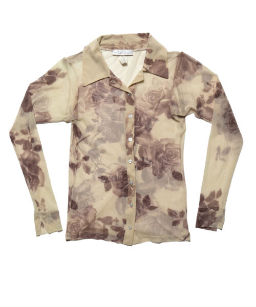 Vintage The White House Rose Blouse