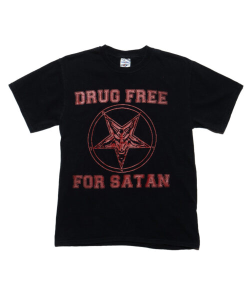 vintage-drug-free-for-satan-tee