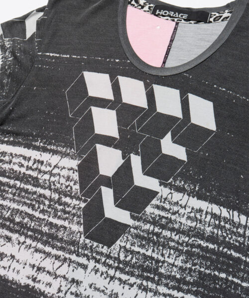 Alternative view of Vintage Horace 3D Cube Tee