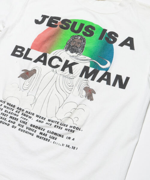 Alternative view of vintage-jesus-is-a-black-man-tee