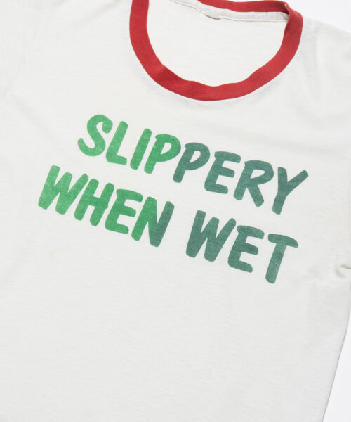 Alternative view of Vintage Slippery When Wet Tee
