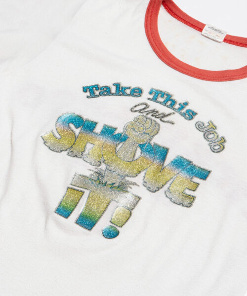 Alternative view of Vintage Take This Job And Shove It Tee