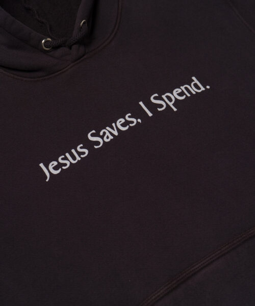 Alternative view of jesus-saves-hoodie