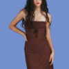 mocha-dress