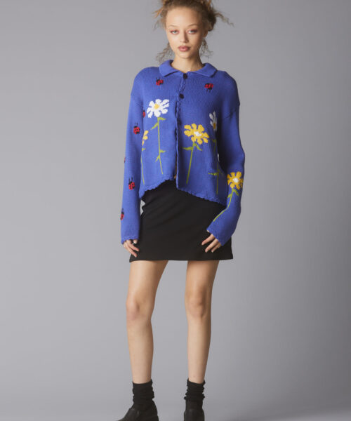 Alternative view of violet-sweater