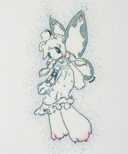 Alternative view of fairy-bear-baby-tee