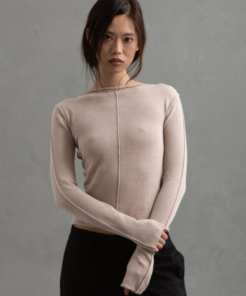 Alternative view of Flax Top Natural