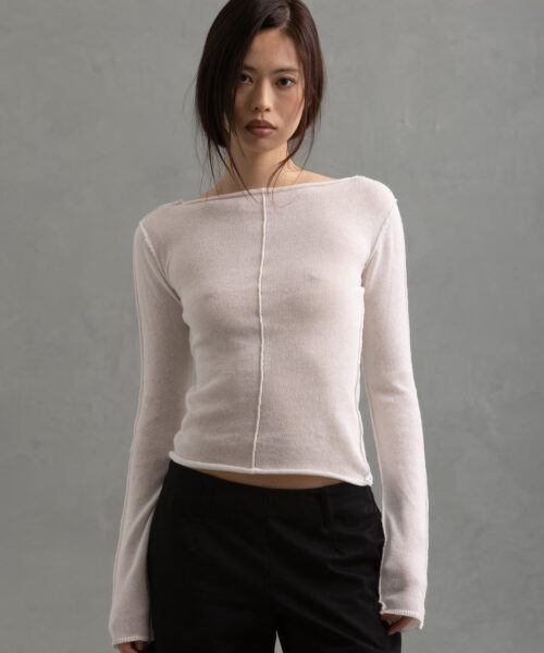 Alternative view of Flax Top White